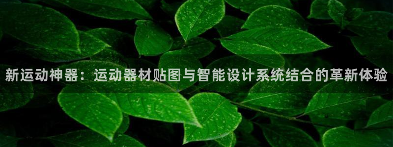 凯捷体育招商电话号码：新运动神器：运动器材贴图与智能设计系统