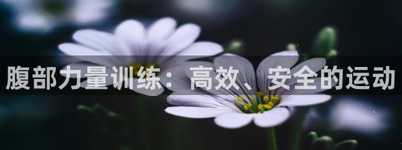 德国凯捷体育集团：腹部力量训练：高效、安全的运动