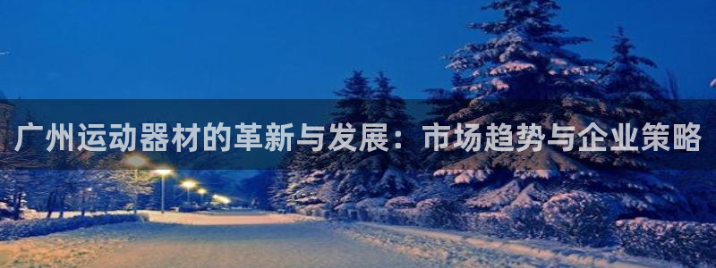 凯捷体育集团logo：广州运动器材的革新与发展：市场