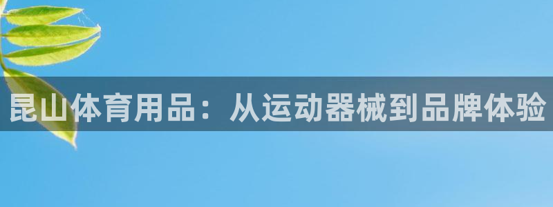 凯捷体育平台假的吗是真的吗：昆山体育用品：从运动器械